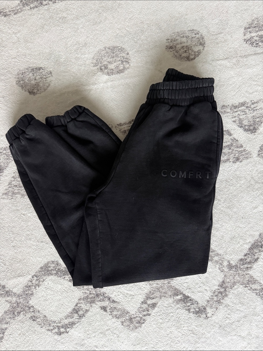 Black Comfrt Jogger Pants